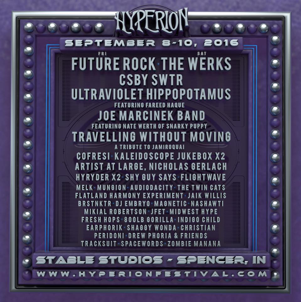 Hyperion Lineup poster 2016